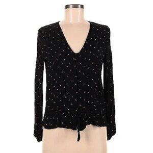 NWT Rails Long Sleeve Polka Dot Blouse (Size M)